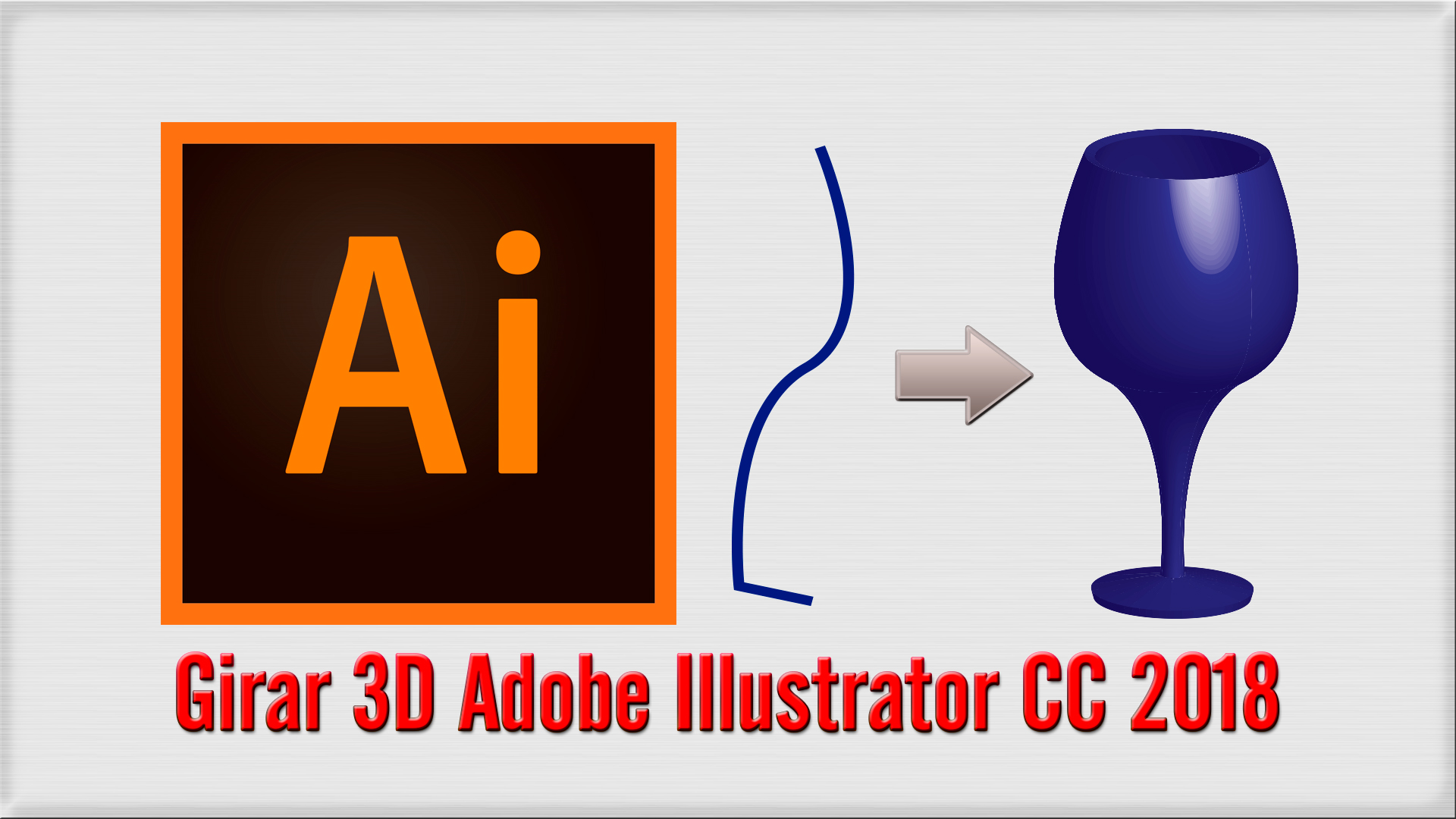 Videotutorial Adobe illustrator CC 2018: Cómo crear objetos 3D con girar (revolve)