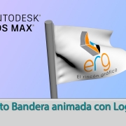 🏳 Efecto BANDERA ANIMADA LOGO 3DS MAX 2020 [RAPIDO] 😎