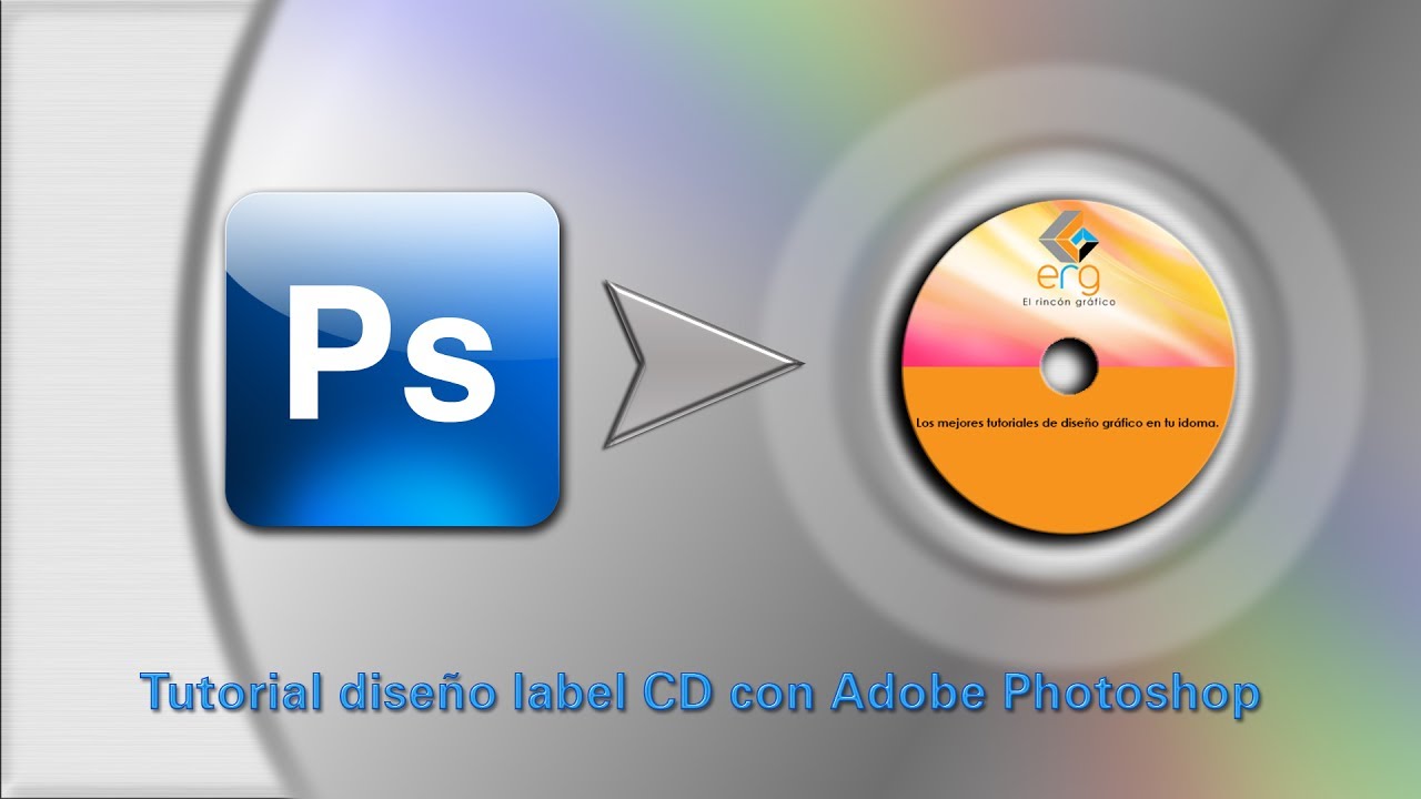 Como crear y diseñar un label o etiqueta para cd en Adobe Photoshop